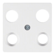 Berker Plaque centrale pws pour prise antenne 4 trous 148309-3