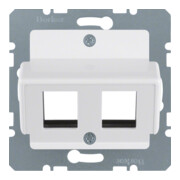Berker Plaque centrale pws pour prise modulaire Krone 146409-1