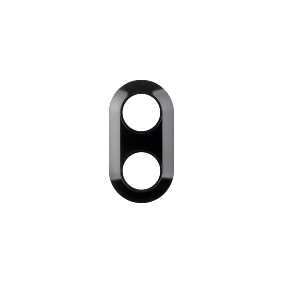 Berker Plaque combinée 2x noir 138121