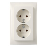 Berker Plaque de recouvrement pws-brillant pour prise double SCHUKO 47748989-3