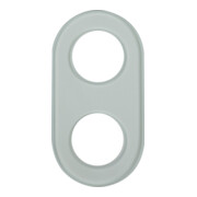 Berker Plaque en verre 2 fois 1102-1