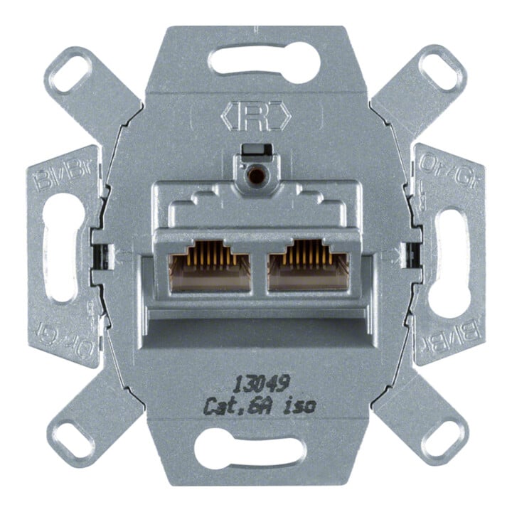 Berker Prise de connexion UAE 8/8 pôles blindée 4587