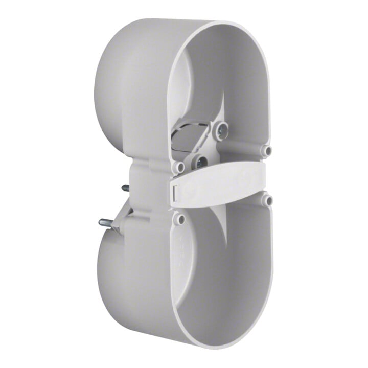 Berker Prise encastrée EB 2x prise grise 9191502