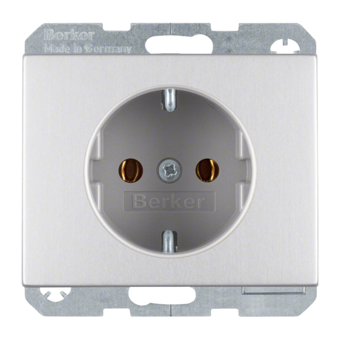 Berker Prise SCHUKO alu 47157003