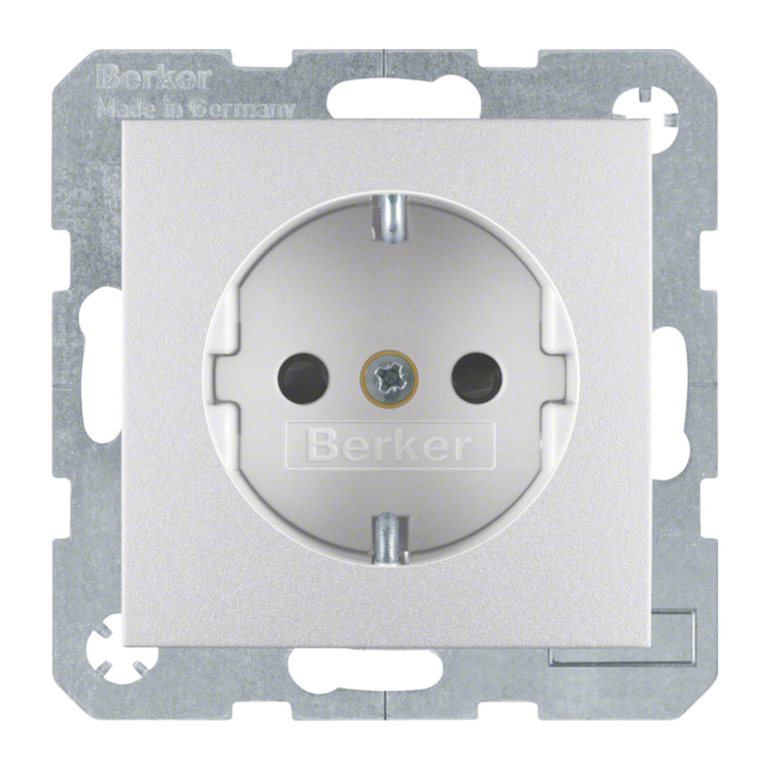 Berker Prise Schuko alu mat 47231404