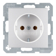 Berker Prise Schuko alu mat 47431404-1