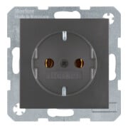 Berker Prise Schuko anthracite 41431606-3