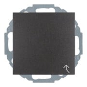 Berker Prise Schuko anthracite/mat avec couvercle rabattable 47441606-1