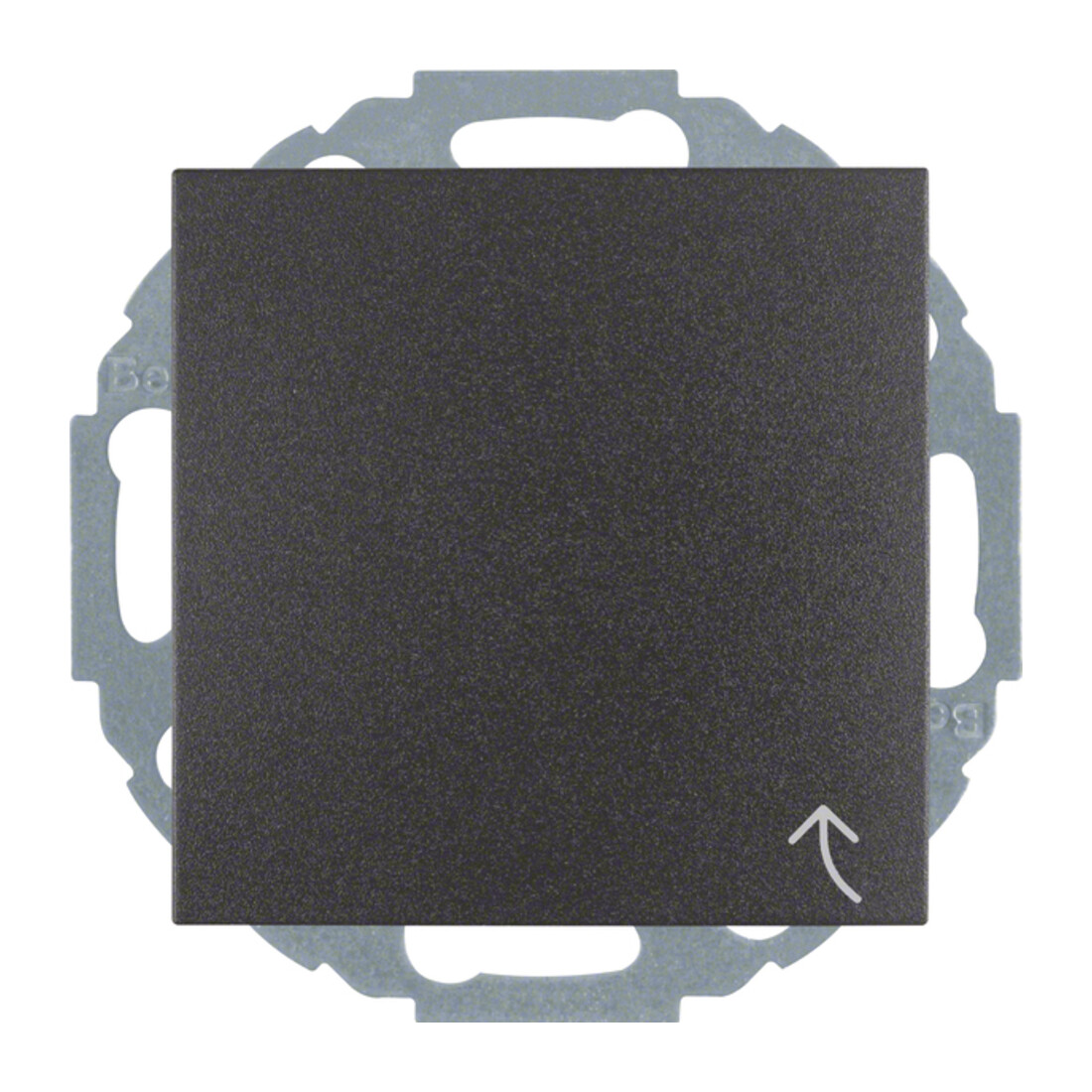 Berker Prise Schuko anthracite/mat avec couvercle rabattable 47441606