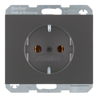 Berker Prise SCHUKO anthracite mat, laquée 47157006
