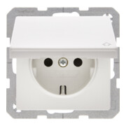 Berker Prise SCHUKO avec couvercle rabattable 47516089-1
