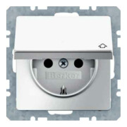 Berker Prise SCHUKO avec couvercle rabattable 47516089-3