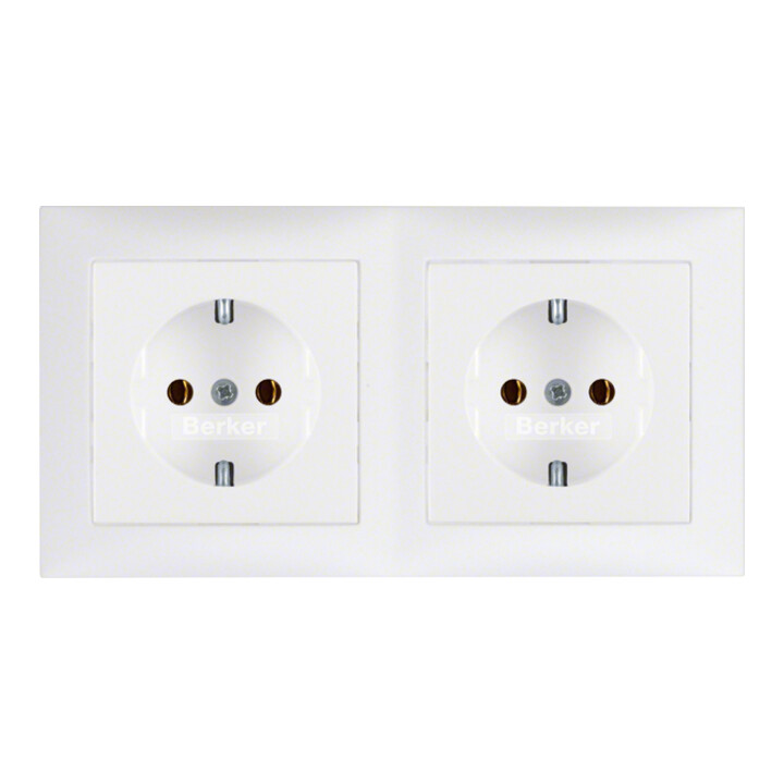 Berker Prise Schuko combinée pws pour montage rapide 47209909