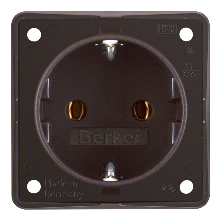Berker Prise Schuko encastrée avec bornes de connexion 947782501