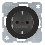Berker Prise SCHUKO noir/gris 47432045-1
