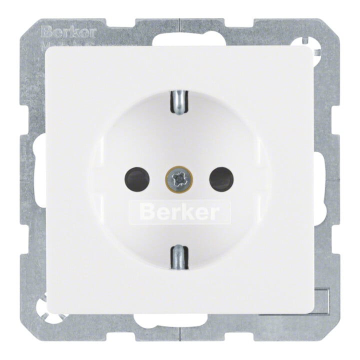 Berker Prise SCHUKO polar blanc mat 47236089