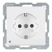 Berker Prise SCHUKO pows/sa avec éclairage LED d'orientation 41096089-1