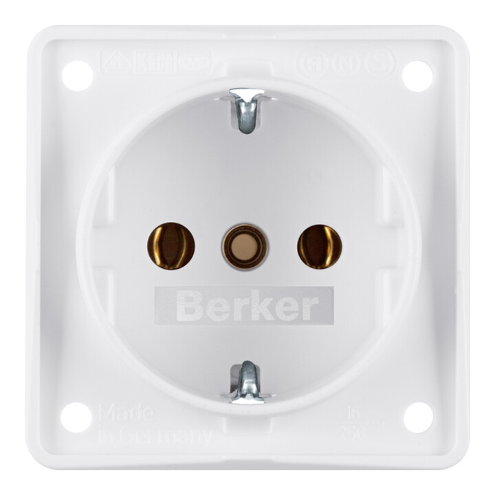 Berker Prise Schuko pws avec bornes à vis 941852502