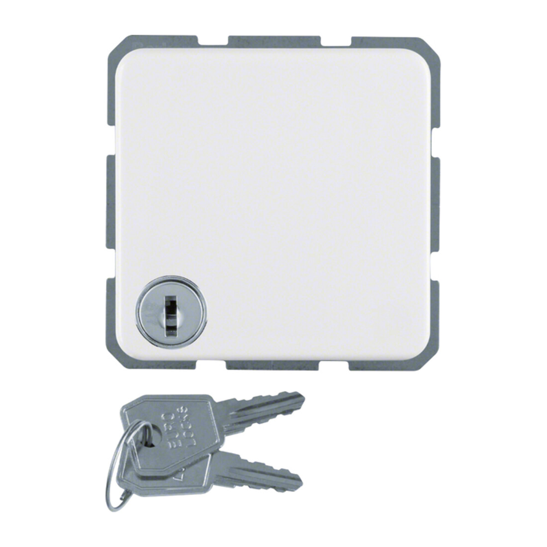 Berker Prise Schuko pws avec couvercle rabattable 476309
