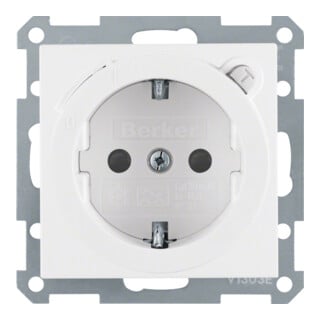 Berker Prise Schuko pws avec disjoncteur différentiel 47081909