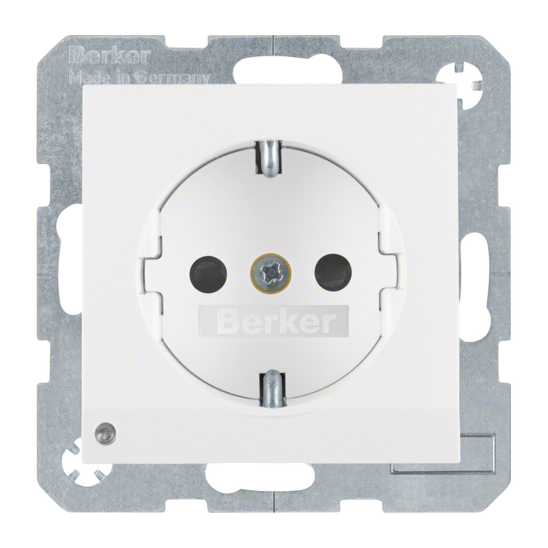 Berker Prise SCHUKO pws/gl avec LED d’orientation 41098989