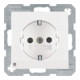 Berker Prise SCHUKO pws/mat avec LED d’orientation 41091909