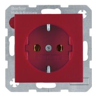 Berker Prise Schuko rouge 1 prise 47431912