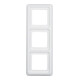 Berker Rahmen 3f.pws/gl mit Dichtung IP44 133009