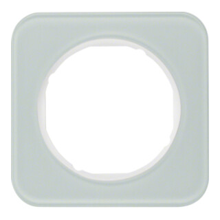 Berker Rahmen Glas/pows 1fach, rund 10112109