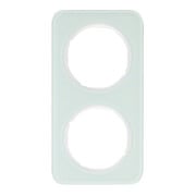 Berker Rahmen Glas/pows 2fach 10122109-1