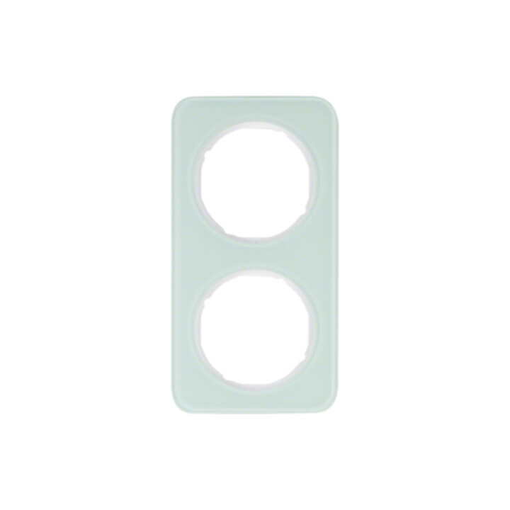 Berker Rahmen Glas/pows 2fach 10122109