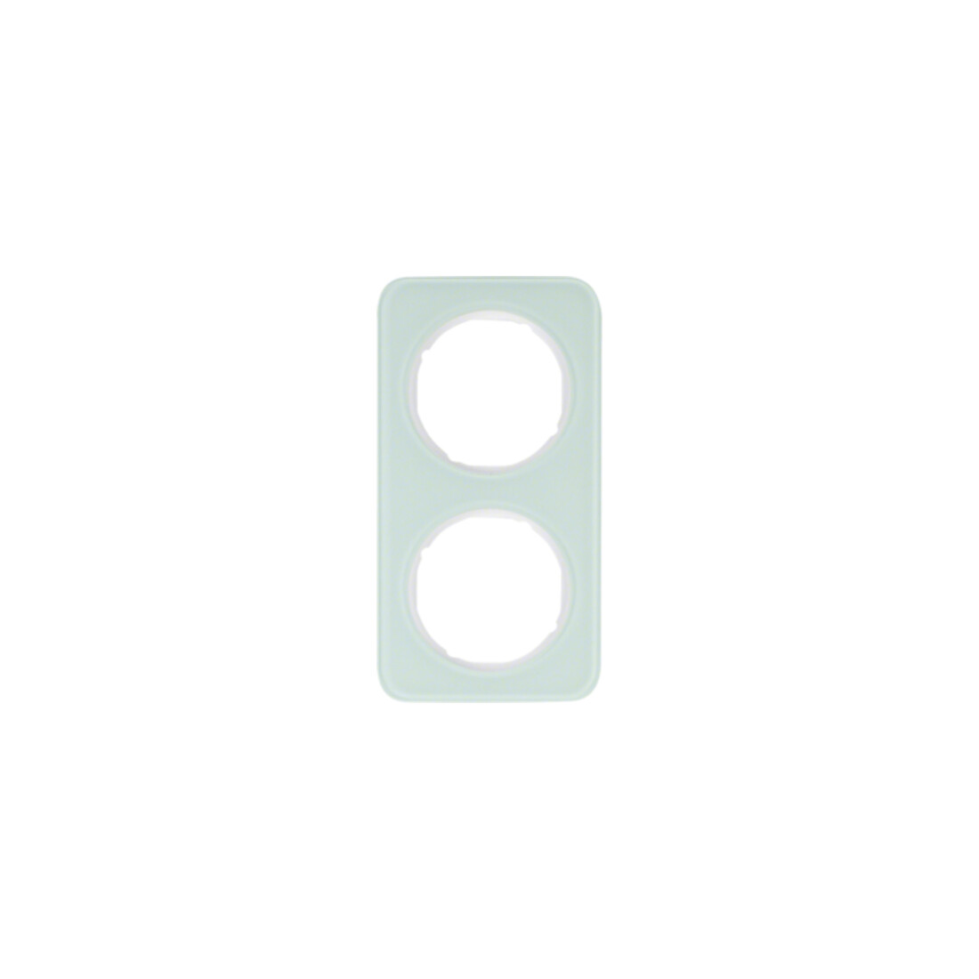 Berker Rahmen Glas/pows 2fach 10122109