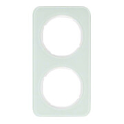 Berker Rahmen Glas/pows 2fach 10122109-4