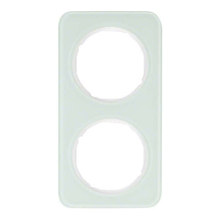 Berker Rahmen Glas/pows 2fach 10122109