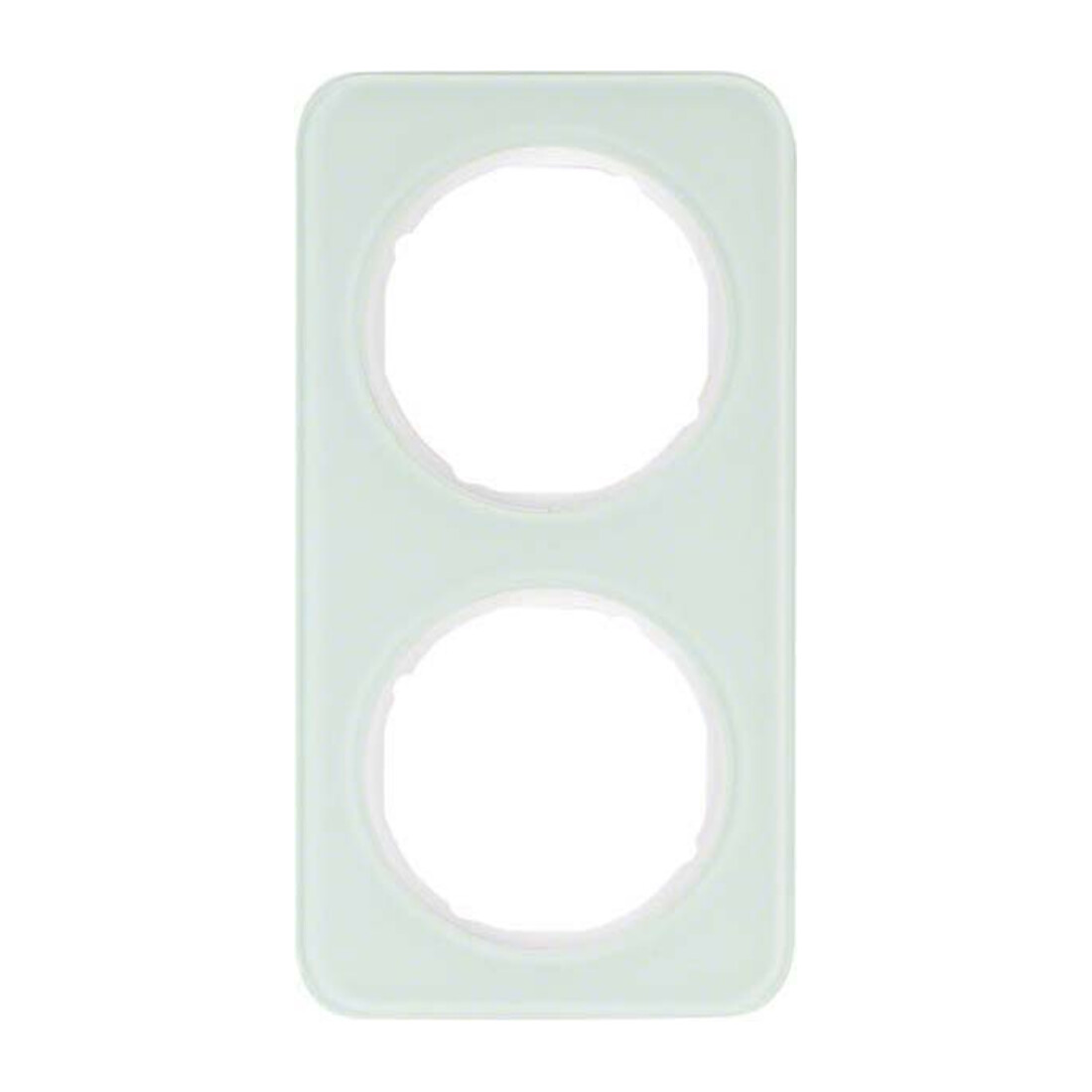 Berker Rahmen Glas/pows 2fach 10122109