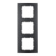 Berker Rahmen sw/anth 3fach 10133005