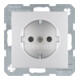Berker Schuko-Steckd.alu matt 47231404