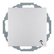 Berker Schuko-Steckd.alu/matt mit Klappdeckel 47441404-1