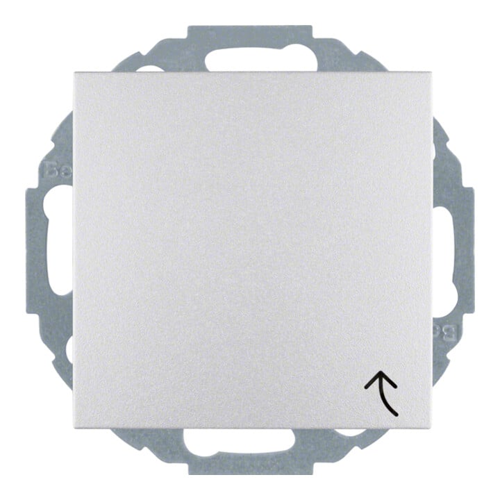 Berker Schuko-Steckd.alu/matt mit Klappdeckel 47441404