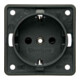 Berker Schuko-Steckd.anth m.Schraubklemmen 941852505