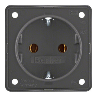 Berker Schuko-Steckd.anth m.Steckklemmen 947782505