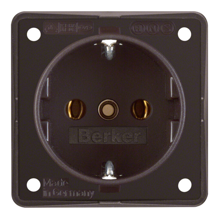 Berker Schuko-Steckd.br m.Schraubklemmen 941852501