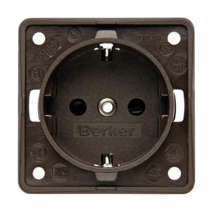 Berker Schuko-Steckd.br m.Schraubklemmen 941852501