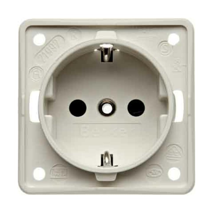 Berker Schuko-Steckd.pws m.Schraubklemmen 941852502
