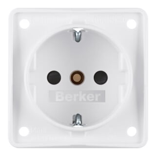 Berker Schuko-Steckd.pws m.Schraubklemmen 941952502