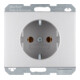 Berker SCHUKO-Steckdose Alu 47157003