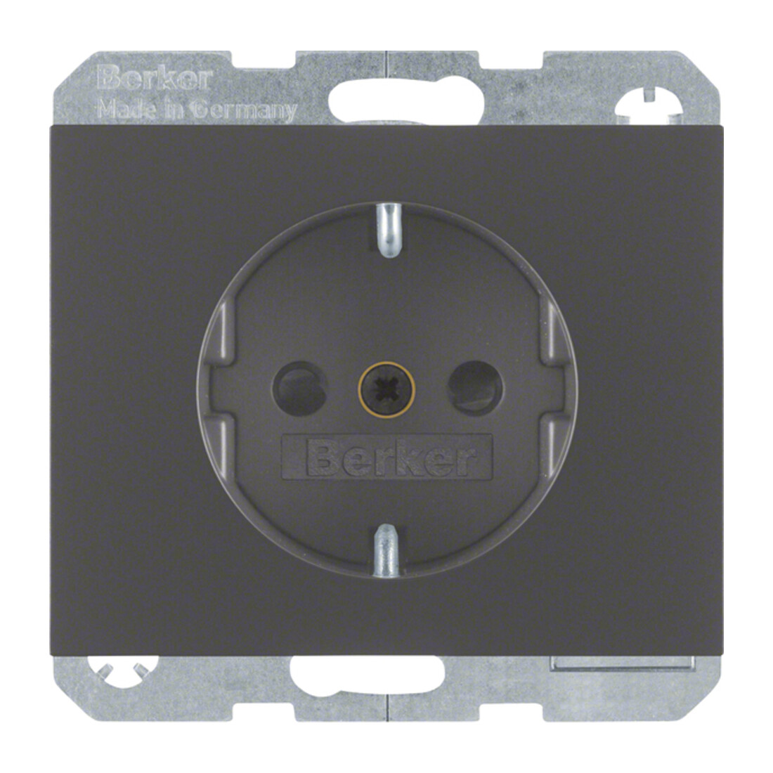 Berker SCHUKO-Steckdose anthrazit matt, lack 47357006