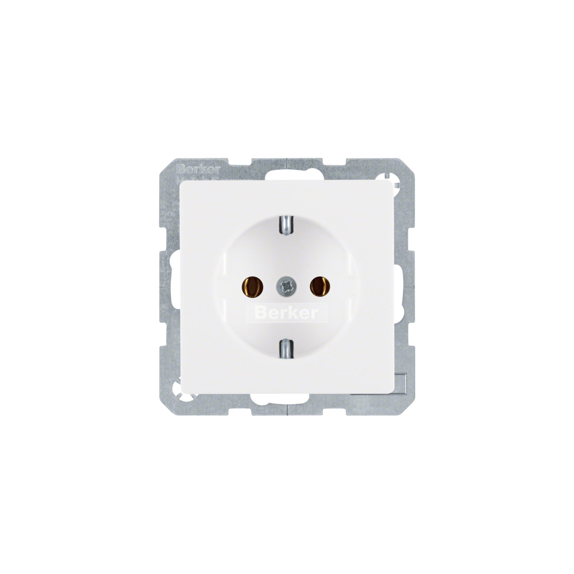 Berker SCHUKO-Steckdose polarweiss samt 47436089