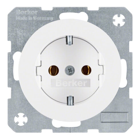 Berker SCHUKO-Steckdose pows/gl 41432089