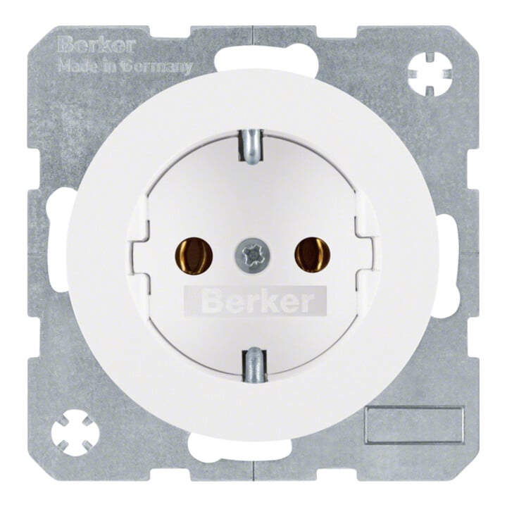 Berker SCHUKO-Steckdose pows/gl 41432089